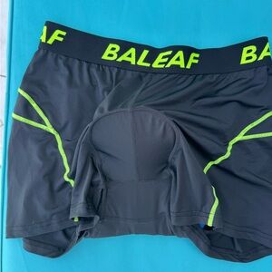 🚴‍♂️Baleaf Black Cycling Shorts with Neon Green Accents🙏🚴‍♂️